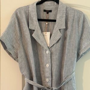 Classic Linen shirt Dress